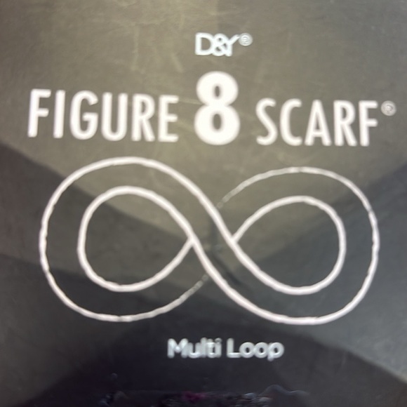 NWT D&Y Infinity Figure 8 Scarf Red - Picture 2 of 6